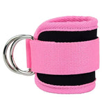 Adjustable D-Ring Ankle Straps for Cable Machines - 1pc Comfortable Cuffs