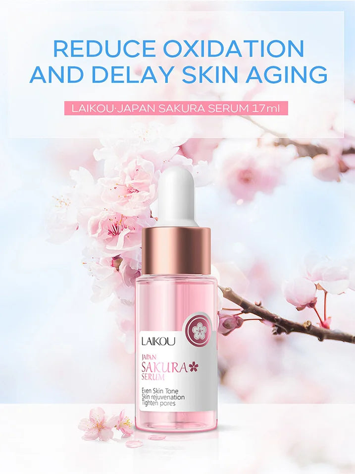 Laikou Sakura Brightening Face Essence 17ml - Moisturizing & Firming