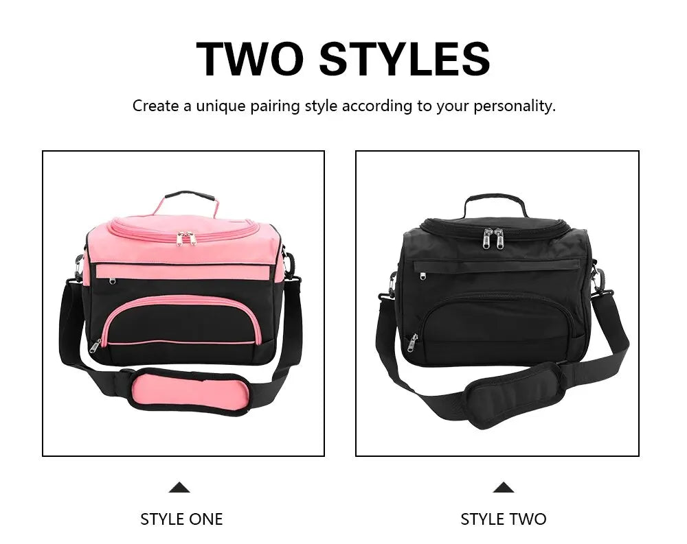 Portable Makeup Bag Waterproof Storage Case for Travel & Salon Use