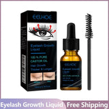 Natural Castor Oil Eyebrow & Eyelash Growth Serum - 30ml Makeup Product
