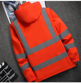 Men's Workwear Jacket Waterproof Windproof Reflective Outdoor Construction