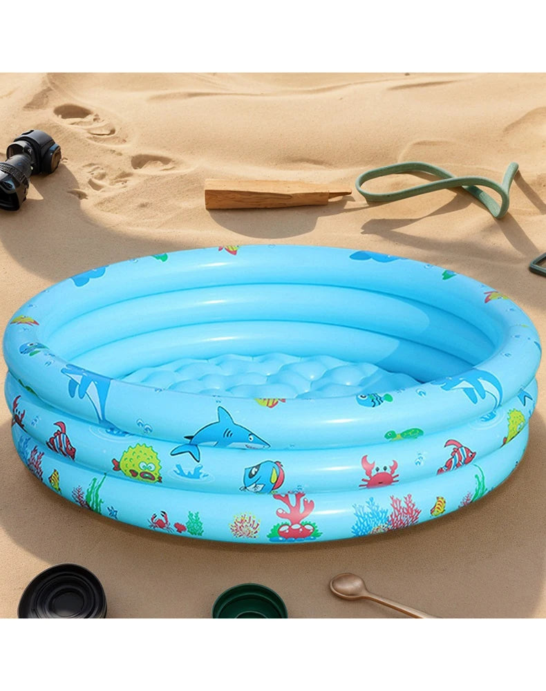 Kids Inflatable Swimming Pool Portable Foldable Water Play Bath Pool