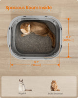 Enclosed Cat Litter Box with Lid and Slide-Out Tray - XL