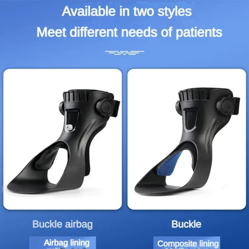 Drop Foot Brace AFO Ankle Support Adjustable Buckle for Stroke Recovery