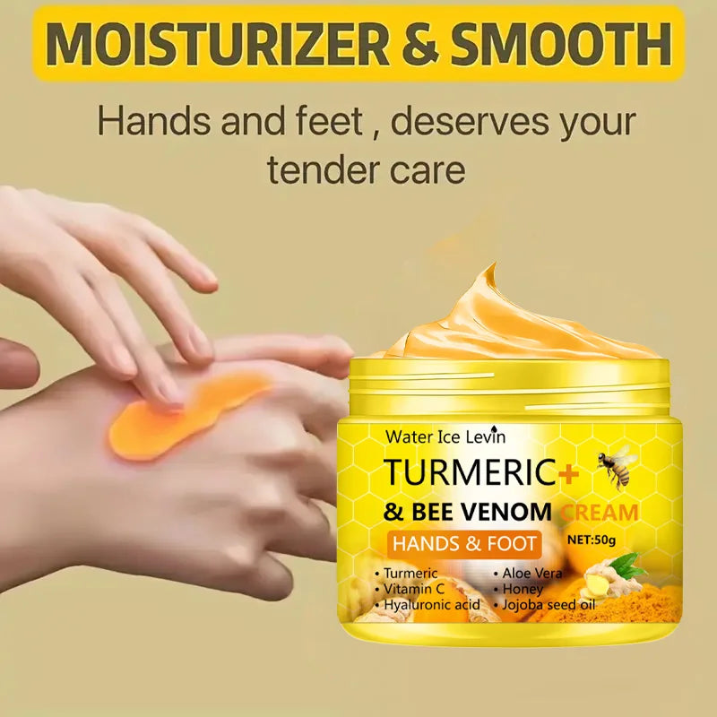 Turmeric Foot Cream 50g | Anti-Dryness & Cracked Skin Repair