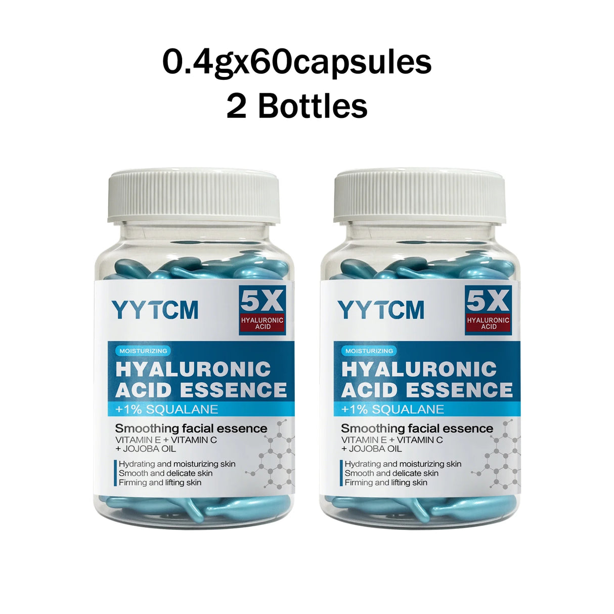 Hyaluronic Acid Moisturizing Capsules 30 Count - Brightening Essence