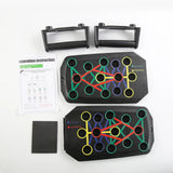 Portable Foldable Push-up Board Set with Handles for Fitness Training