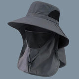 UV Protection Bucket Hat with Neck Flap for Men & Women - Outdoor Fishing & Hiking