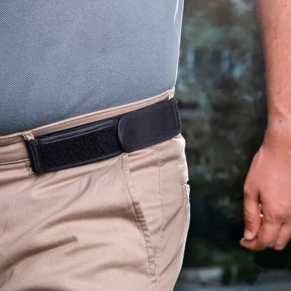 Buckle-Free Elastic Belts for Men - 2pc Comfortable Stylish Waist Belts