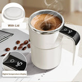 Automatic Stirring Cup Rechargeable Stainless Steel Electric Mixer 15oz