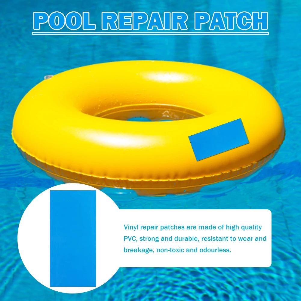 10pcs PVC Underwater Repair Patches for Swimming Pools and Inflatable Boats