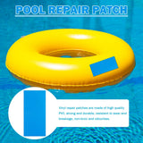 10pcs PVC Underwater Repair Patches for Swimming Pools and Inflatable Boats