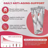 NAD 1000mg Liquid Supplement Packets with Nicotinamide Riboside & Resveratrol