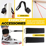 11pcs Resistance Bands Set with Ankle Strap & Chest Expander for Fitness Pilates