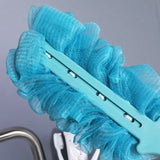 Long Handle Bath Brush Back Scrubber Soft Mesh Shower Puff 1pc