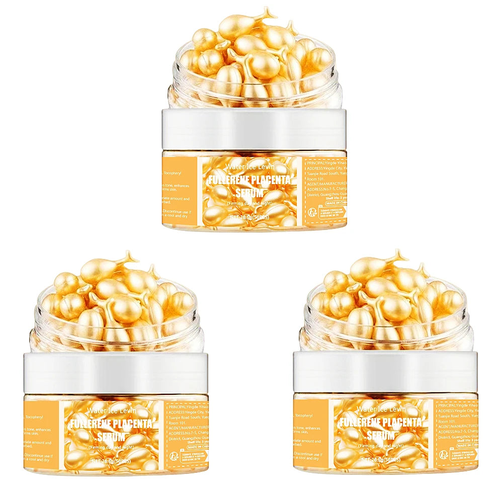 Collagen Face Care Capsules 50Pcs Hyaluronic Acid Serum for Skin Care