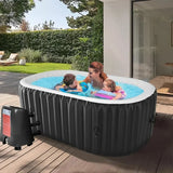 LILYPELLE Inflatable Hot Tub for 1-2 Persons, 75 Gallon Capacity