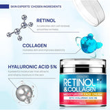 Retinol Face Cream 50ml - Moisturizing, Firming, Brightening Skincare