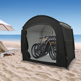 Portable Waterproof Bike Storage Shed for 1-4 Bikes, 220x150x185cm