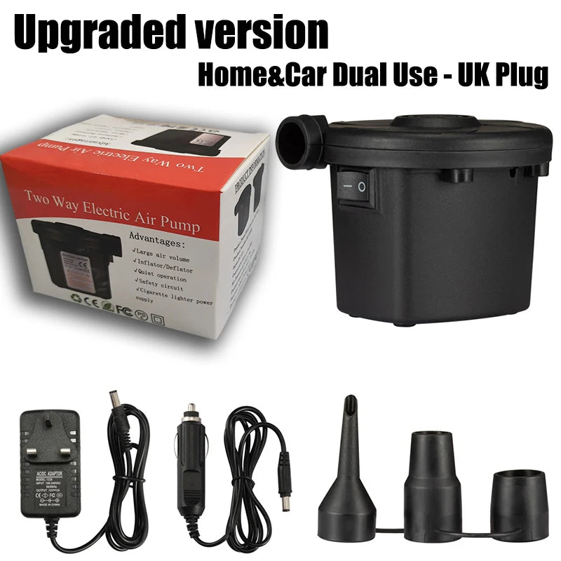 Portable Electric Air Pump for Camping and Inflatable Products