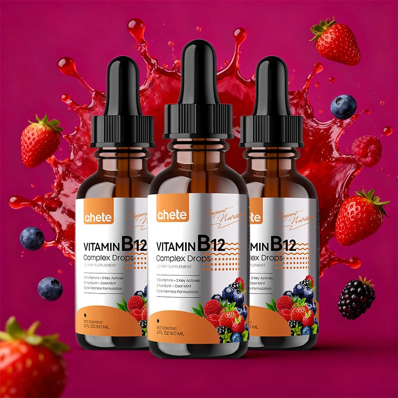 High Potency Liquid Vitamin B12 Drops, 30ml