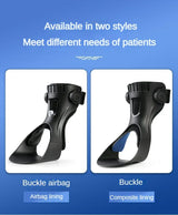 Drop Foot Brace AFO Ankle Support Adjustable Buckle for Stroke Recovery