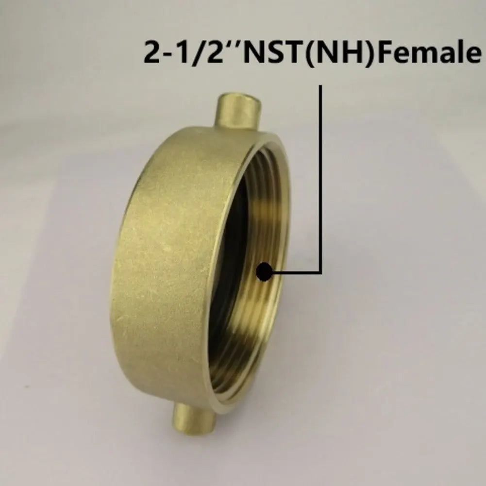 Brass Hose Adapter 2-1/2" NH x 2" NPT Fire Fighting Equipment