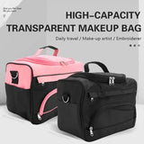 Portable Makeup Bag Waterproof Storage Case for Travel & Salon Use