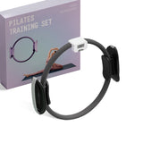 Pilates Ring Fitness Circle - Lightweight Foam Padded Handles, Toning