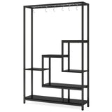 Tribesigns 5-Tier Tall Indoor Plant Stand with 10 Hanging Hooks, 70.9 Inches