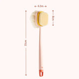 Loofah Back Scrubber Long Handle Exfoliating Bath Brush for Women