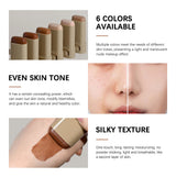 Skin Tint Balm Foundation Stick, Medium Coverage, Portable Makeup