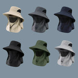 UV Protection Bucket Hat with Neck Flap for Men & Women - Outdoor Fishing & Hiking