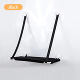Double-layer Velvet Cat Suspension Bed with Suction Cups - 20kg Capacity