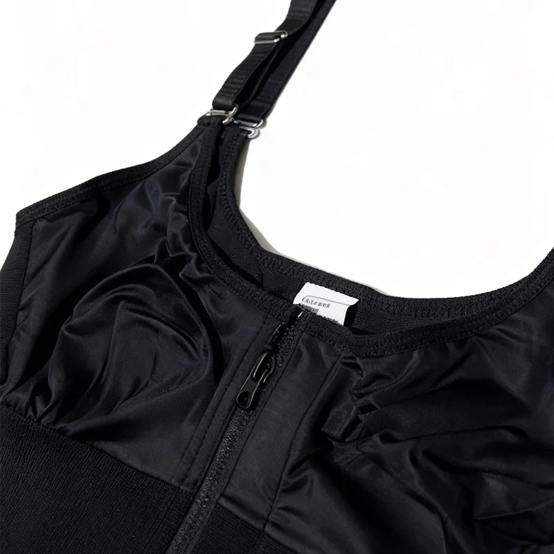Colombian Full Body Shaper Girdle with Detachable Straps for Tummy Control