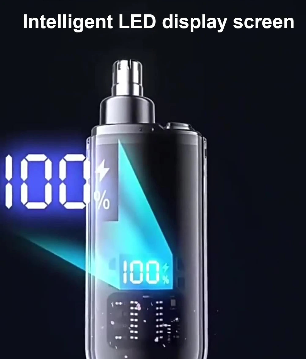 Electric Nose Hair Trimmer for Men Portable Rechargeable Painless Removal