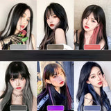 60cm Clip In Hair Extensions Synthetic Long Straight Hairpiece Accessories