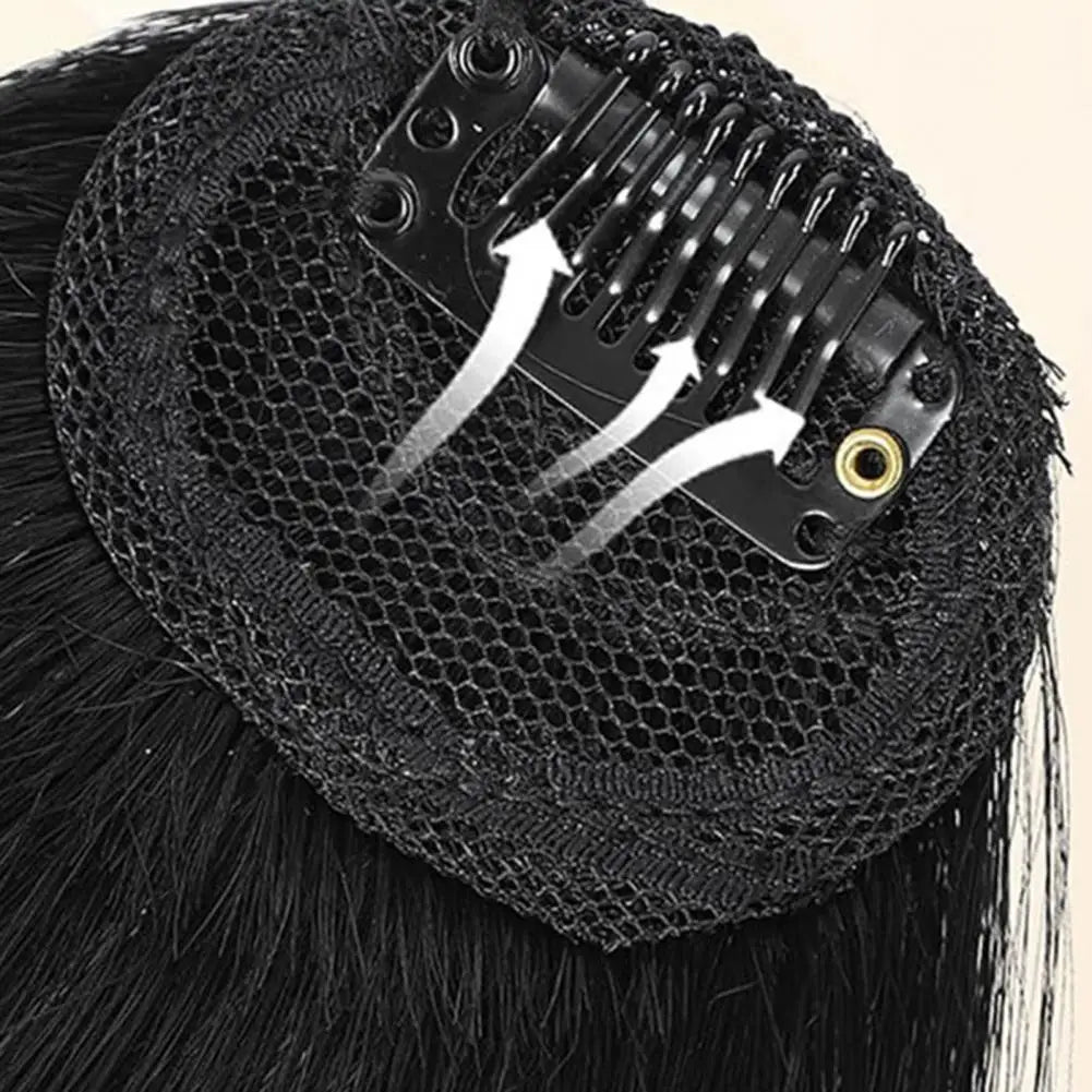 Women Clip-in Bangs Natural Wispy Hair Extensions Fringe Wig Hairpieces