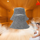 Sauna Cap for Men & Women | Felt Steam Room Hat | Home Sauna Accessory