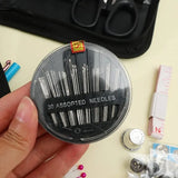 Sewing Kit Set 27pcs with Threads, Needles, Scissors & Storage Bag