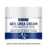 Urea Foot Cream 60% - Intensive Moisturizing Treatment for Cracked Heels