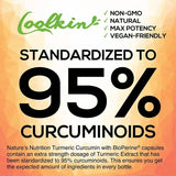 Curcumin Supplement 2600mg with Black Pepper for Enhanced Absorption
