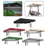 Garden Swing Canopy Replacement Waterproof Cover for Patio Swing
