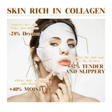 Korean Collagen Facial Mask 10pcs - Anti-Aging, Moisturizing, Brightening