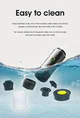 Portable Espresso Coffee Maker 3-in-1 for Car & Home Camping Travel