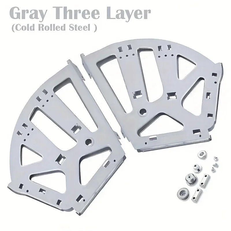 Stainless Steel Flip Shoe Rack Accessories for Cabinet Organization