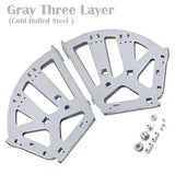 Stainless Steel Flip Shoe Rack Accessories for Cabinet Organization