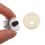 3D Glitter Doll Safety Eyes 20MM with Eyelash for Crochet Toys 1 Pair
