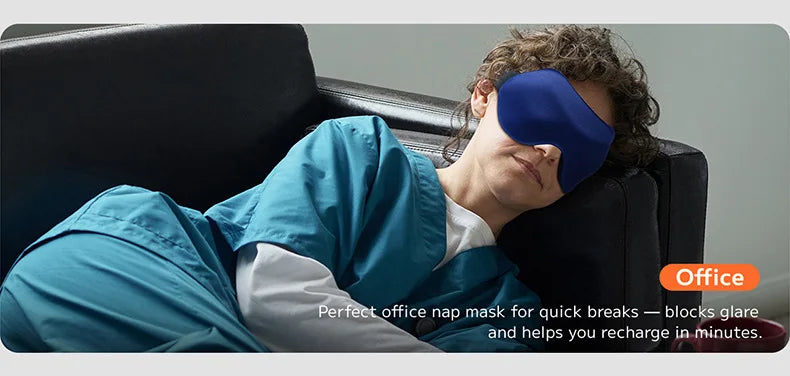 3D Adjustable Sleep Mask for Men and Women, Light Blocking Eye Mask