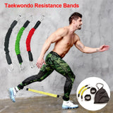 Rubber Resistance Bands for Fitness Training - 20LB to 80LB Adjustable Set